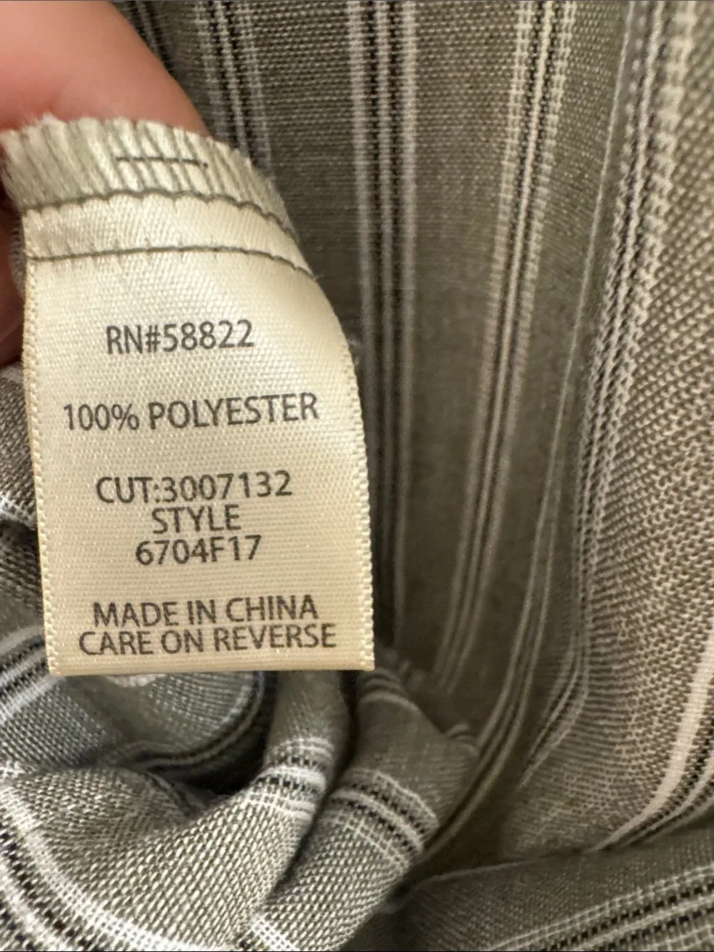 Max Studio Gray Striped Gathered Skirt - Picture 4 of 10